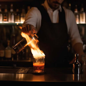 flaming cocktail advanced bartender technique
