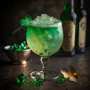 Green St Patricks Day Cocktail Lucky Leprechaun