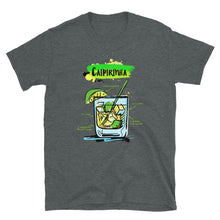 Load image into Gallery viewer, Dark heather caipirinha wrinkled t-shirt for men