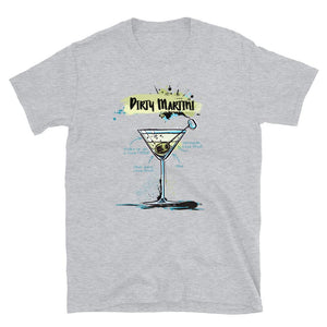 Sport grey dirty martini t-shirt for men