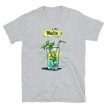 Load image into Gallery viewer, Sport grey t-shirt for men with Mojito sketched on it