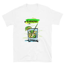 Load image into Gallery viewer, White caipirinha wrinkled t-shirt for men