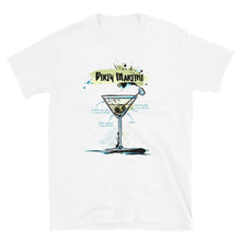 Load image into Gallery viewer, White dirty martini t-shirt for men